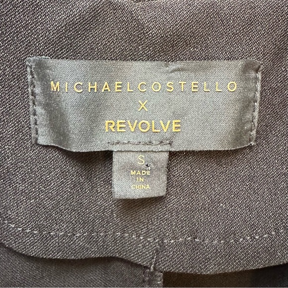 Michael Costello x REVOLVE Claudette Sheer Lace Corset Blazer Jumpsuit in Black - Picture 6 of 9